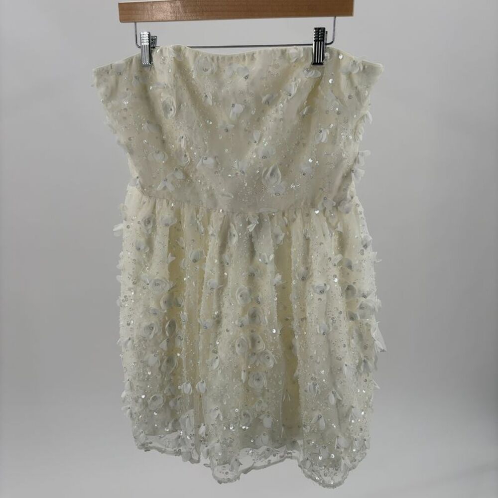 Dress The Population Marilyn A line Dress in White